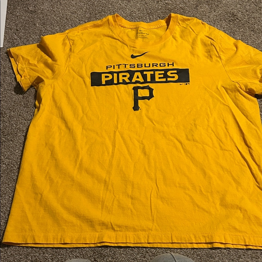Nike Yellow Pittsburgh Pirates Tee